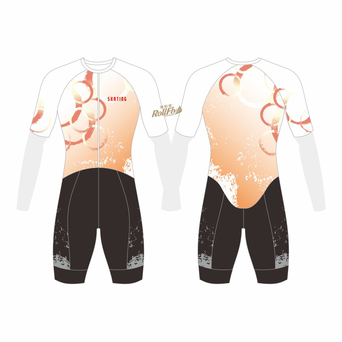 rollfly inline speed skating suit club
