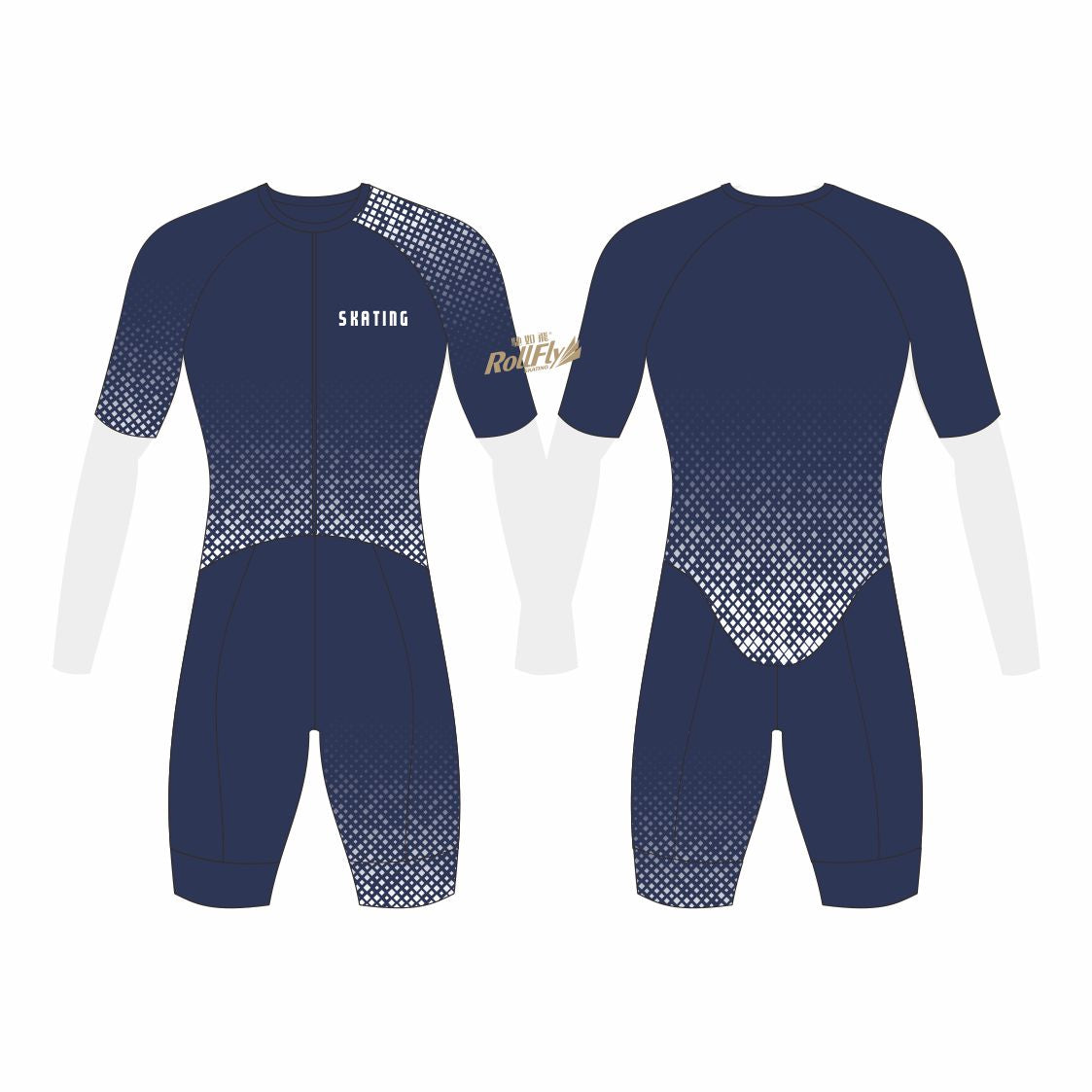 rollfly inline speed skating suit club