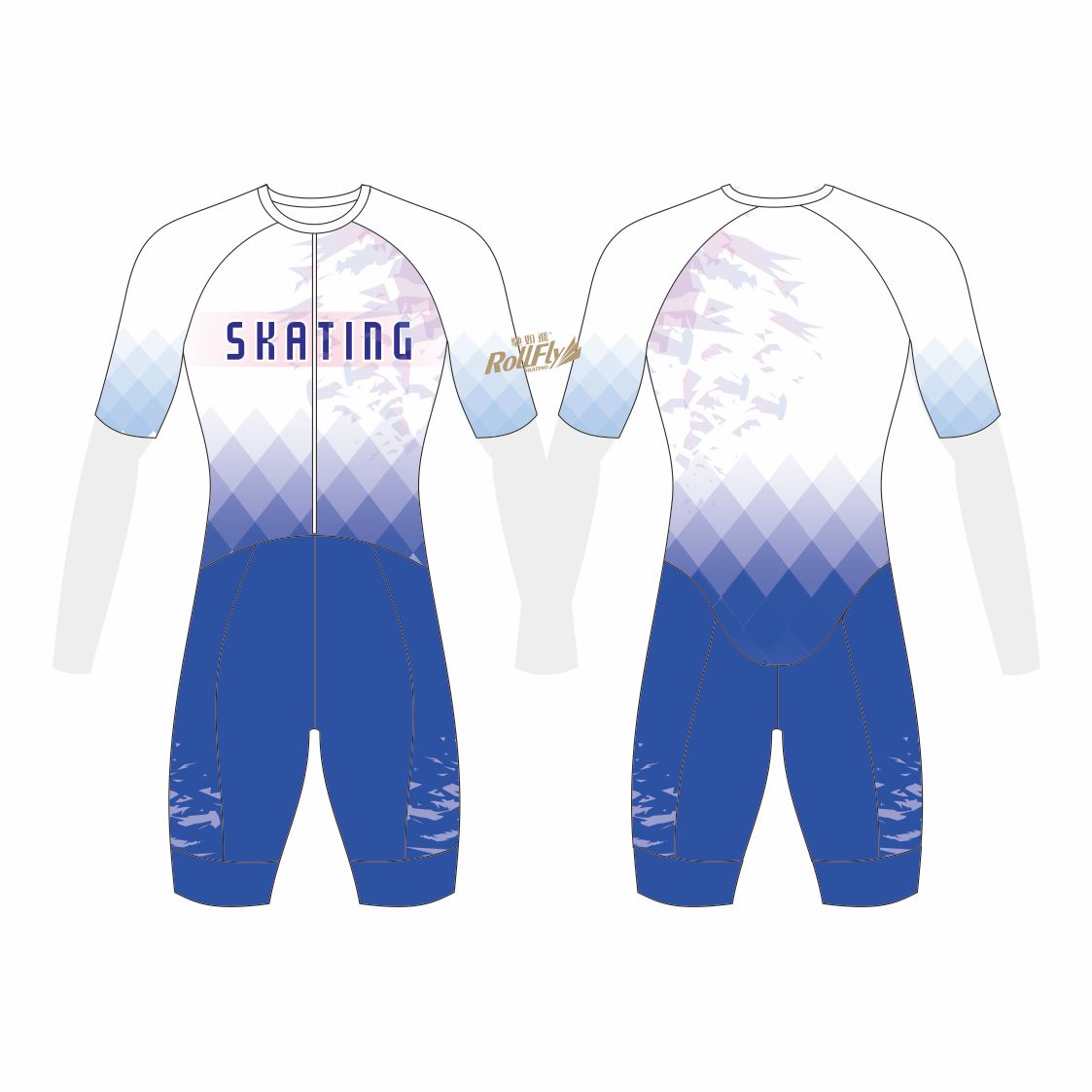 rollfly inline speed skating suit club