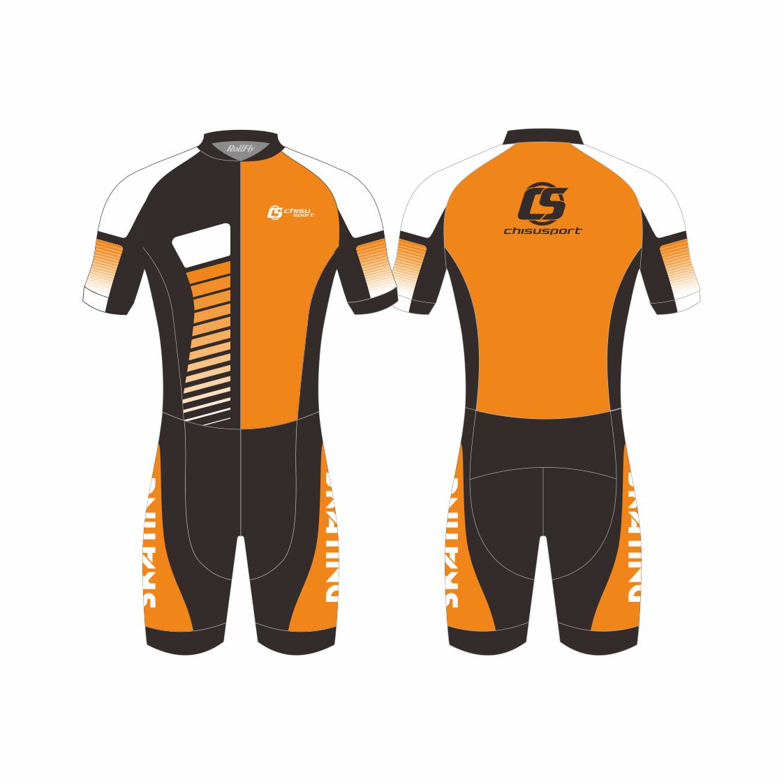 rollfly inline speed skating suit train